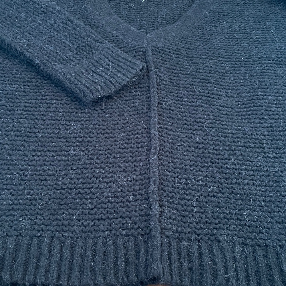 FREE PEOPLE ALPACA WOOL KNIT SWEATER Size L
Black
Like new - Picture 4 of 10